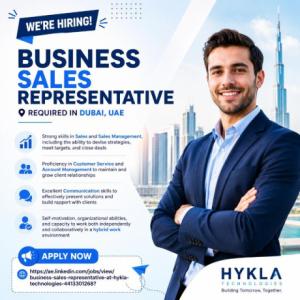 Business Sales Representative Required in Dubai