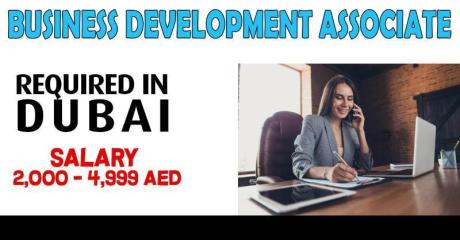 Business Development Associate Required in Dubai
