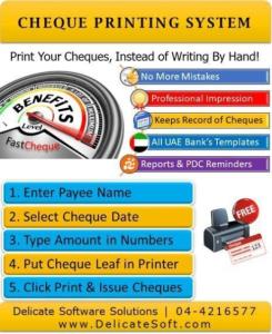 CHEQUE PRINTING SYSTEM