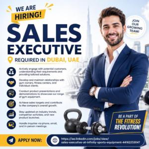 Sales Executive Required in Dubai