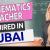Mathematics Teacher Required in Dubai