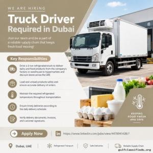 Truck Driver Required in Dubai