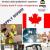 WORK PERMIT VISAS TO EUROPE AND CANADA