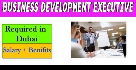 Business Development Executive Required in Dubai