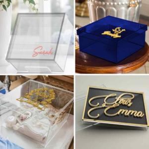 Personalized Laser-Cutted Acrylic Boxes in Kuwait – Karyan Art