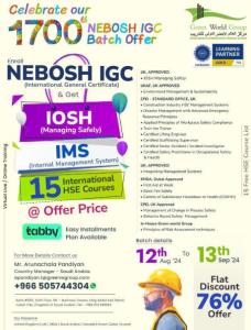Achieve Excellence: NEBOSH IGC Training In KSA