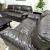 Home center leather sofa 3 and 2 seater