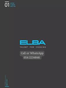 ELBA service center Abu Dhabi/ call or WhatsApp 054 2234846