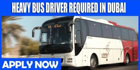HEAVY BUS DRIVER REQUIRED IN DUBAI