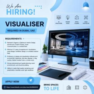 Visualiser Required in Dubai