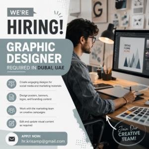 Graphic Designer Required in Dubai UAE