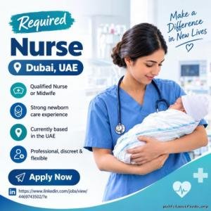 Nurse Required in Dubai