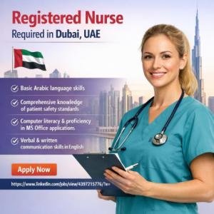 Registered Nurse Required in Dubai