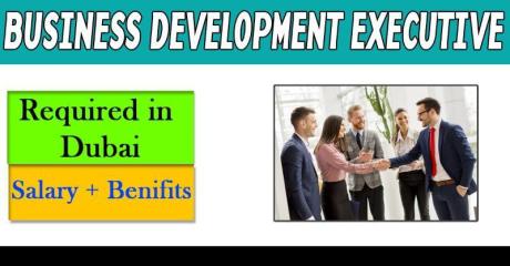 Business Development Executive Required in Dubai