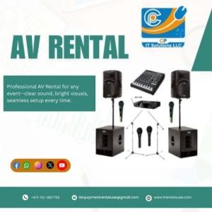 Professional UAE AV Rental for Meetings and Shows