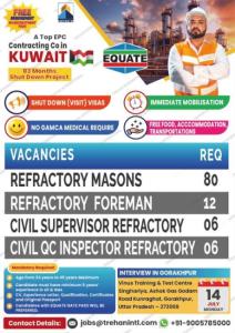 HIRING for KUWAIT – EQUATE Shutdown Project