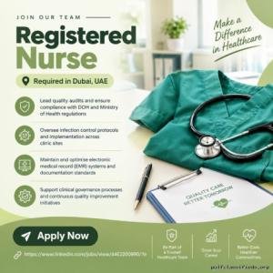 Registered Nurse Requried in Dubai