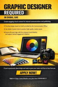Graphic Designer Required in Dubai