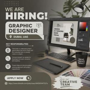 Graphic Designer Required in Dubai