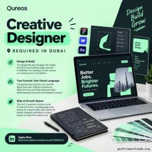 Creative Designer Required in Dubai