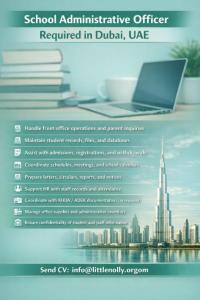 School Administrative Officer Required in Dubai