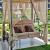 2 Seater Garden Swing Gazebo