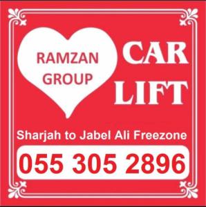 Carlift from Sharjah to Jabel Ali Freezone