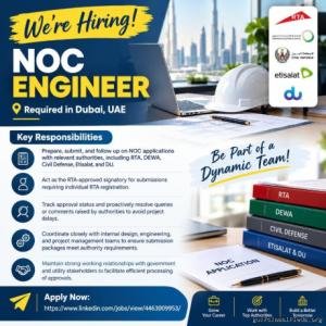 NOC Engineer Required in Dubai