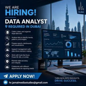 Data Analyst Required in Dubai