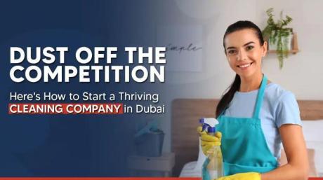 How much is a cleaning business license in Dubai?
