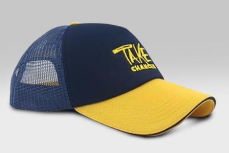 TAKE CHANCES CAP | NAVY/YELLOW COLOR