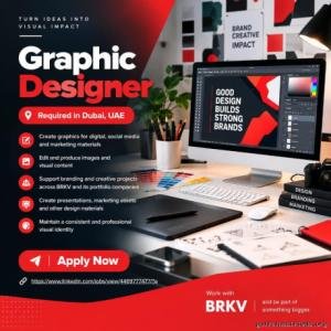 Graphic Designer Required in Dubai