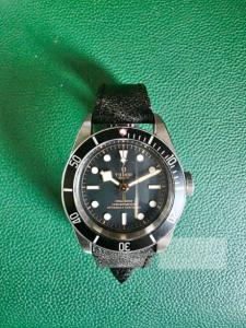 Tudor Black Bay 41 "Heritage" on Leather