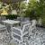 Sofa set aluminium white