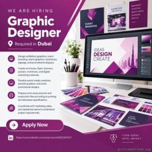 Graphic Designer Required in Dubai