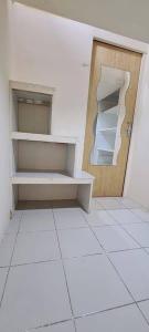 LOFT PARTITION with ATTACHED CABINET