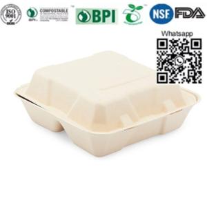 Disposable box bagasse box sugarcane box take away box