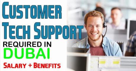 Customer Tech Support Required in Dubai