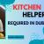 Kitchen Helper Required in Dubai