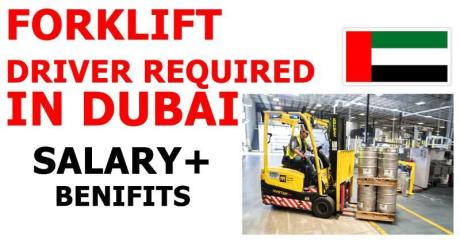 FORKLIFT DRIVER REQUIRED IN DUBAI