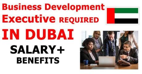 Business Development Executive REQUIRED IN DUBAI
