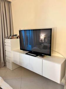 Tv unit with storage cabinets & IKEA drawer unit