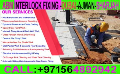 Interlock Fixing Sub Contractor Dubai Sharjah Ajman