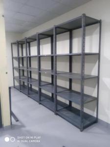 Slotted angle shelves, storage shelves