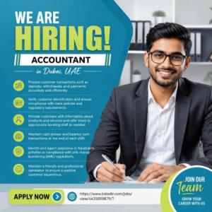 Accountant Required in Dubai