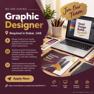Graphic Designer Required in Dubai