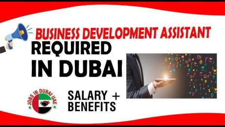 BUSINESS DEVELOPMENT ASSISTANT REQUIRE IN DUBAI