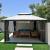 Gazebo and outdoor furniture
