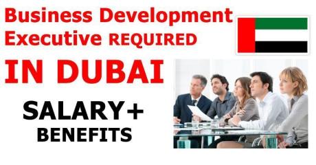 Business Development Executive REQUIRED IN DUBAI