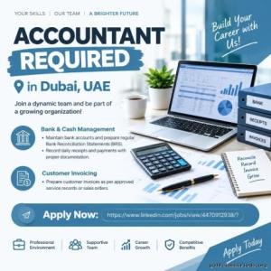 Accountant Required in Dubai